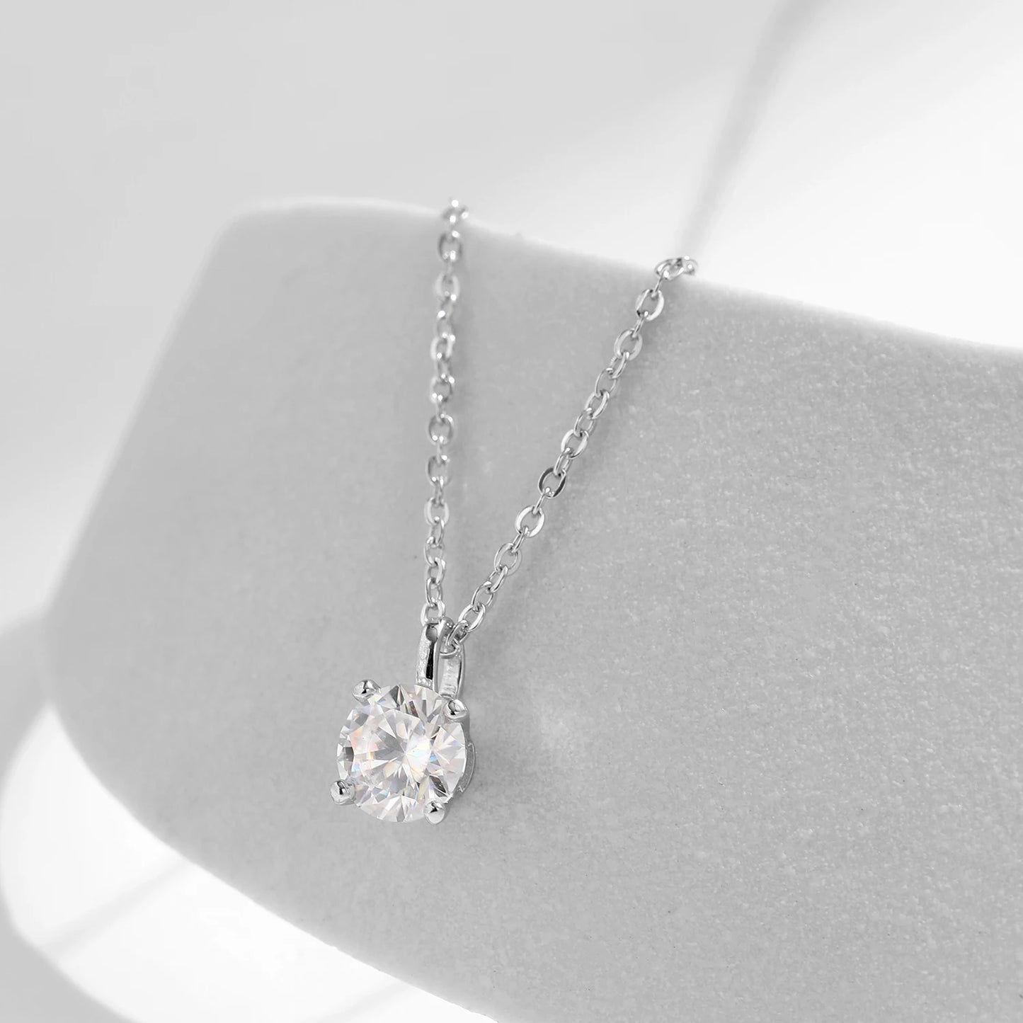 1CT  Moissanite Necklace