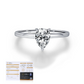 Pear Cut Moissanite Ring