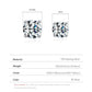 Gracious Moissanite Stud Earrings