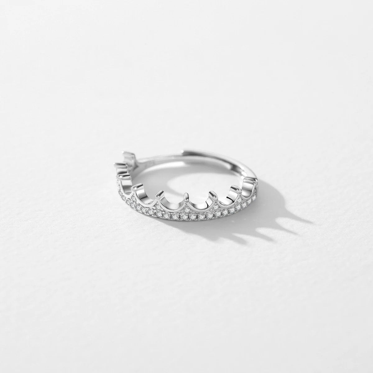 Majestic Crown Adjustable Size Ring