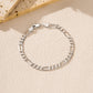 Silver Classic Figaro Bracelet