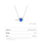 Blue Heart Opal Necklace