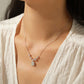 Awesome Moissanite Geometric Charm Jewelry Set