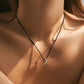Simple Moon Long Chain Necklace