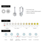Mojo Moissanite Hoop Earrings