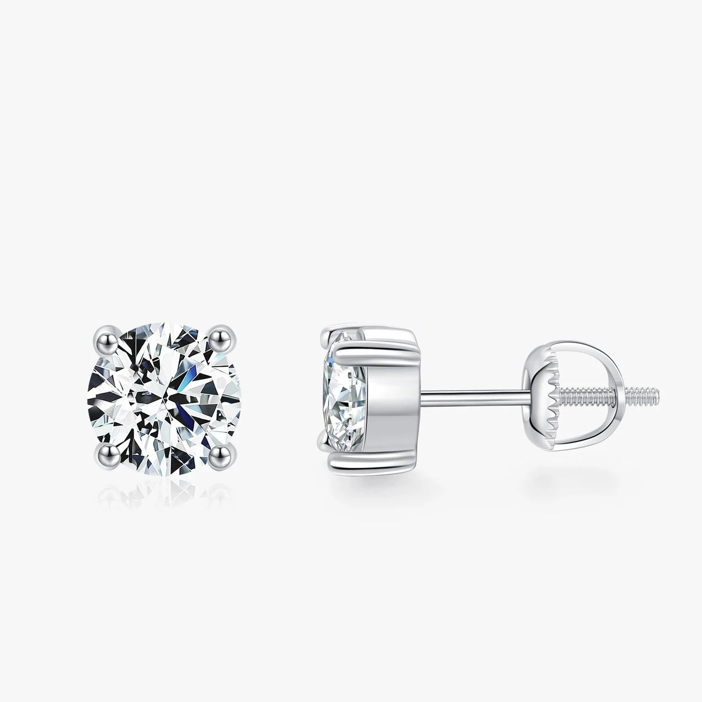 Gracious Moissanite Stud Earrings