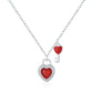 Heart Lock Key Necklace