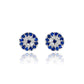 Blue Eyes Stud Earrings