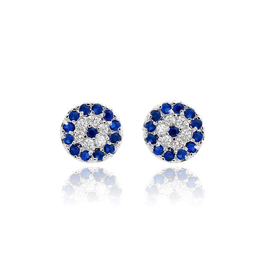 Blue Eyes Stud Earrings