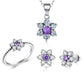 The Purple Flower Jewelry Set - RawaJewels