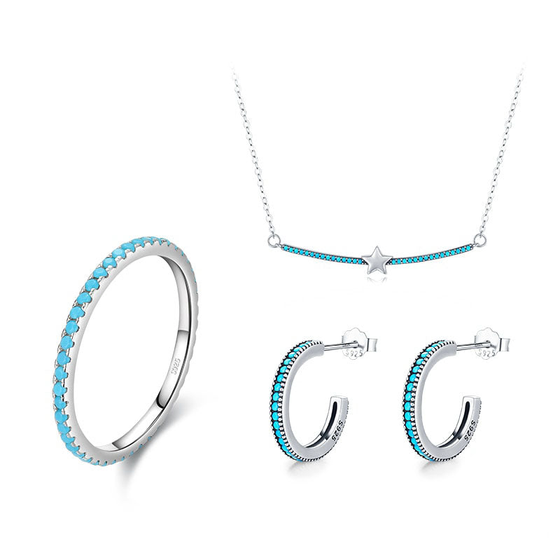 Turquoise Jewelry Set - RawaJewels
