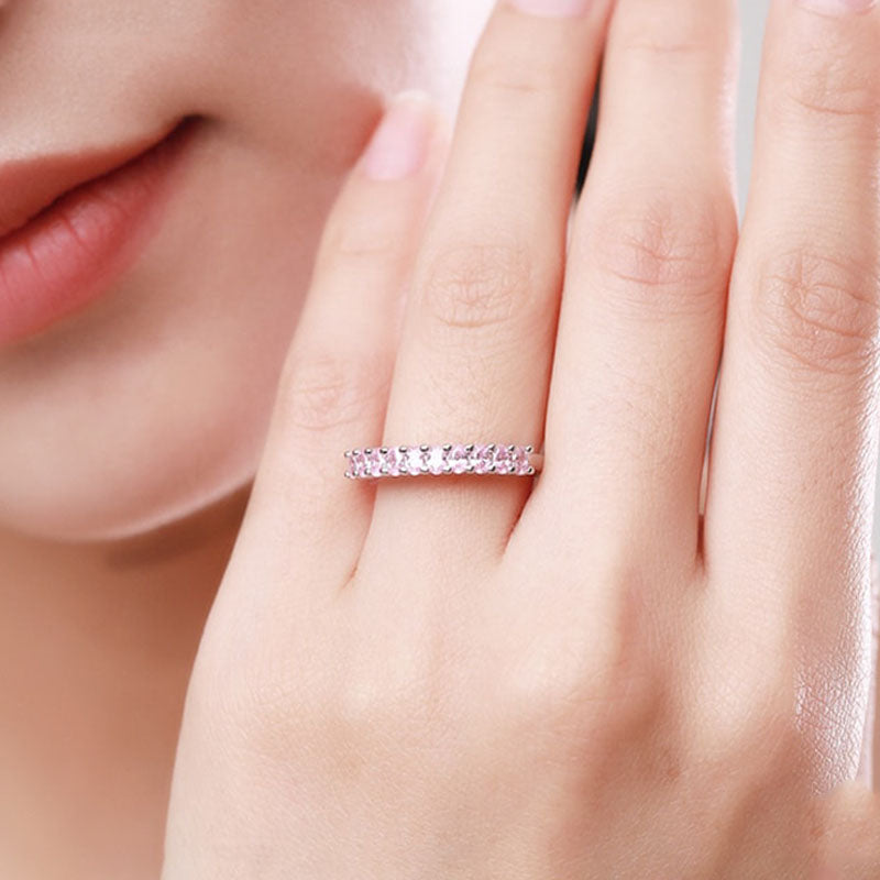 Romantic Shiny Pink Ring - RawaJewels