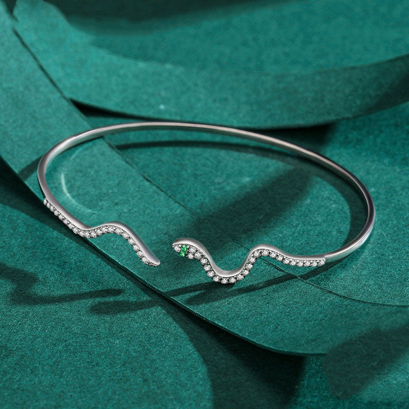 The Snake Rings, Bracelet & Earrings Jewelry Set - RawaJewels