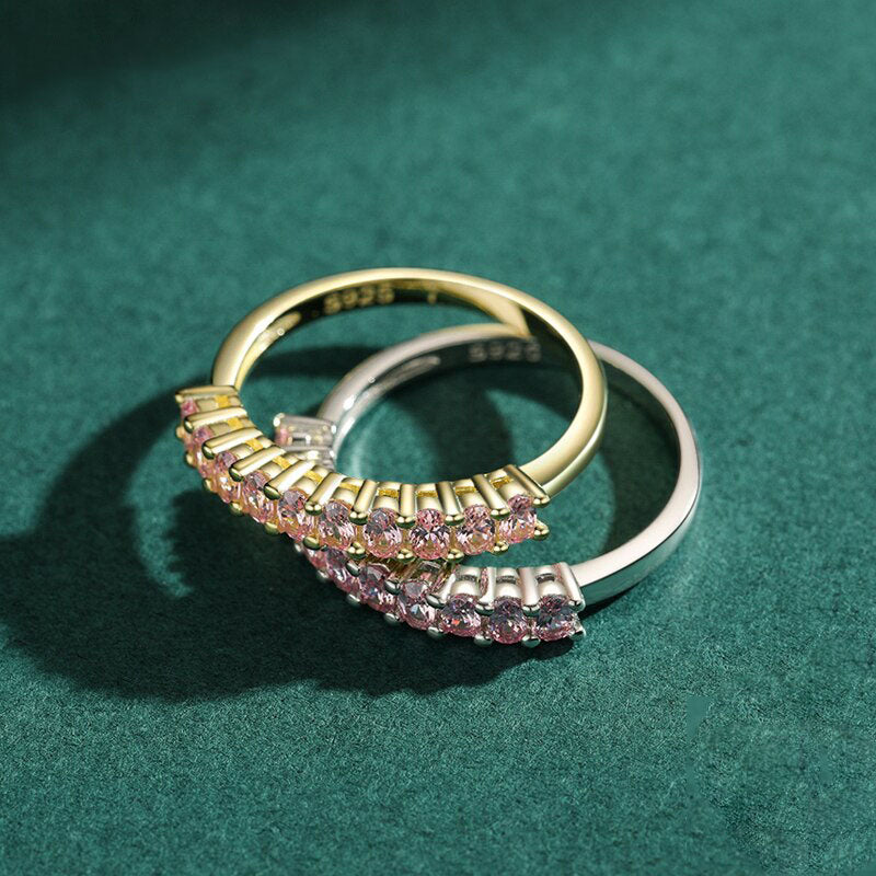 Romantic Shiny Pink Ring - RawaJewels