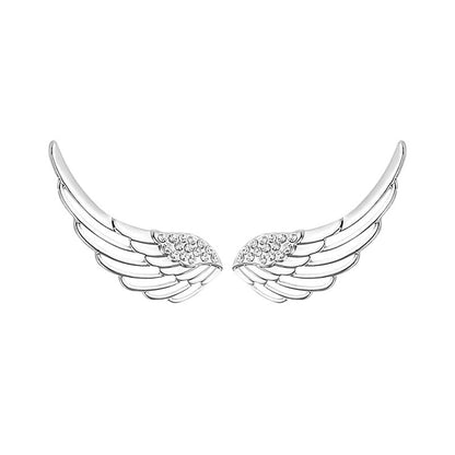 Silver Wings Earrings - RawaJewels