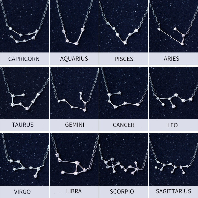 Twelve Constellations Necklace - RawaJewels