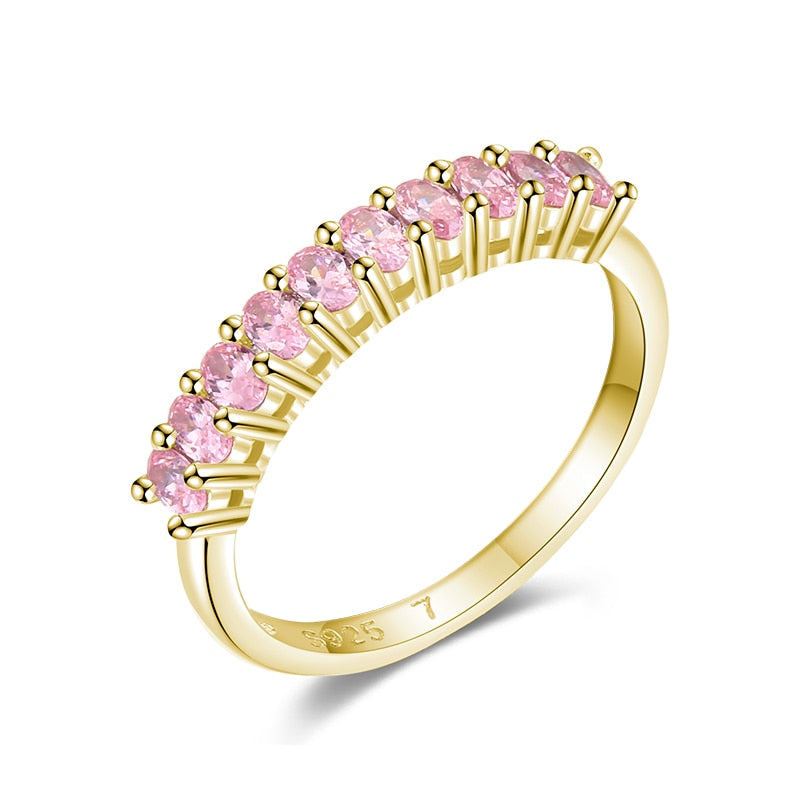 Romantic Shiny Pink Ring - RawaJewels