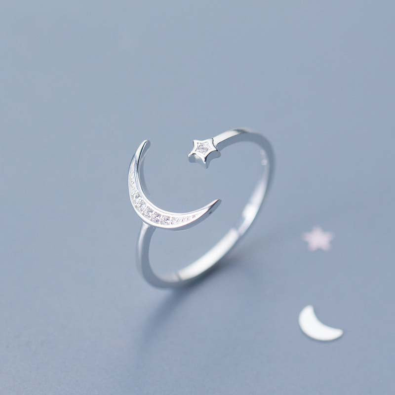 Star Moon Ring