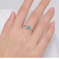 Colorful Opal Chain Ring