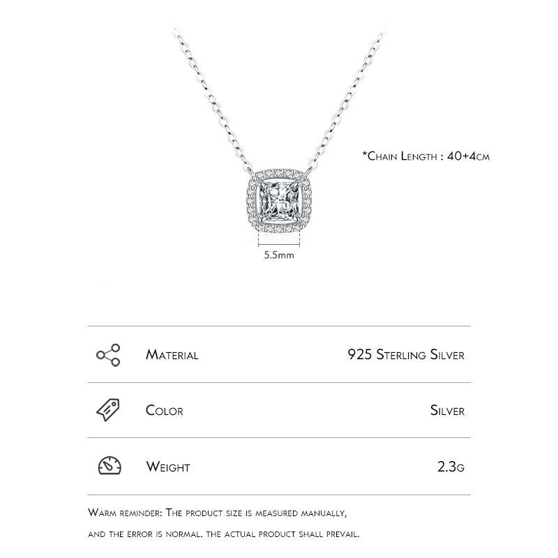 Square Shiny Necklace - RawaJewels