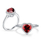 The Red Heart Ring - RawaJewels