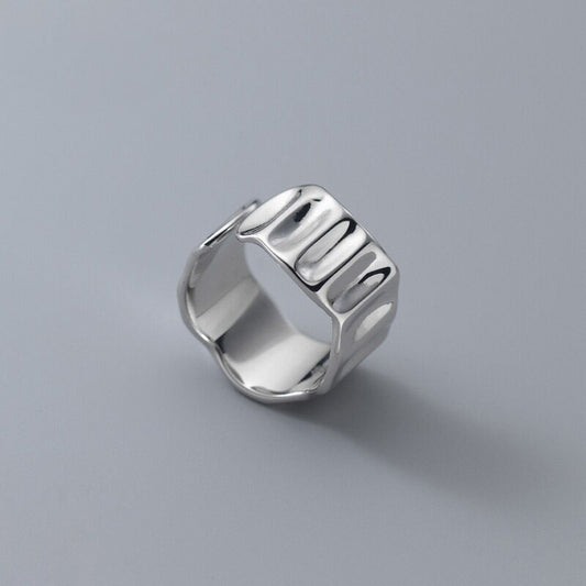 Silver Wave Ring - RawaJewels