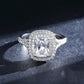 Rectangle Cushion Sparkling Ring - RawaJewels