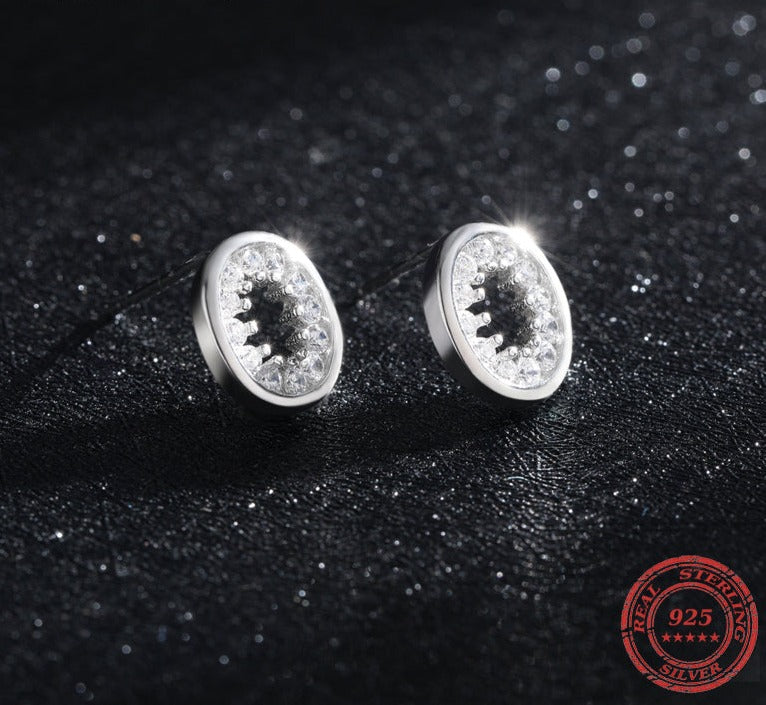 Shiny Oval Earrings - RawaJewels