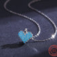 Turqoise Heart Necklace - RawaJewels