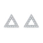 Triangle Stud Earrings - RawaJewels