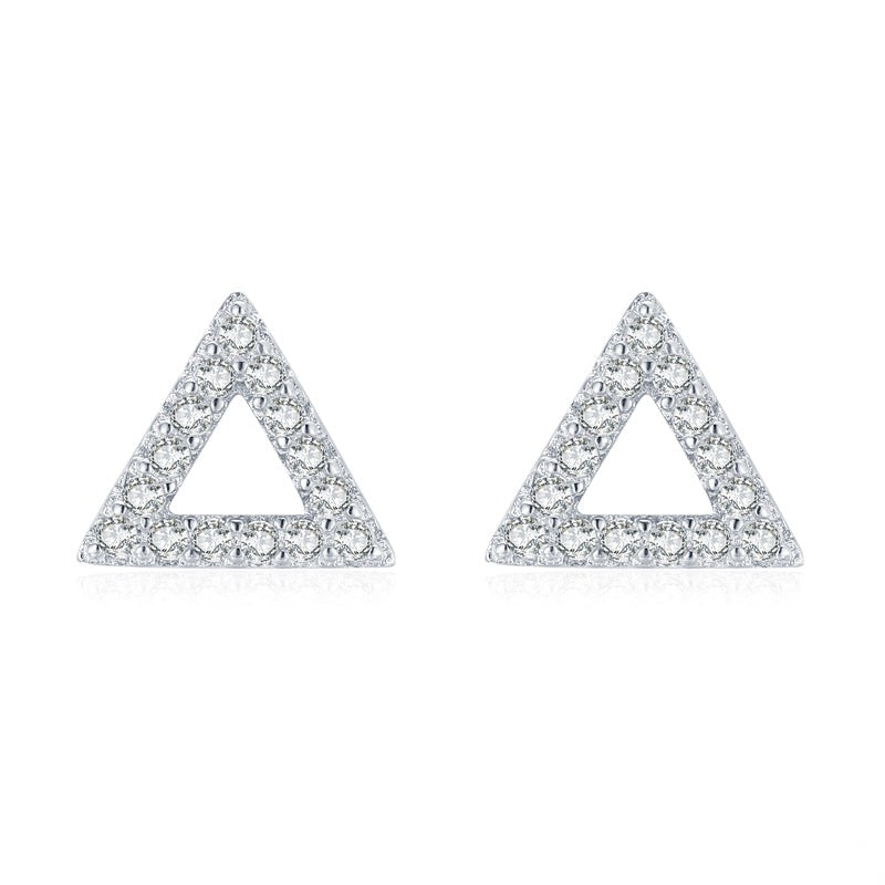 Triangle Stud Earrings - RawaJewels