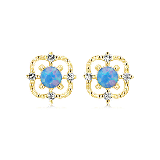 The Center Stud Earrings - RawaJewels