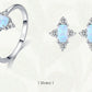 Elegance Ring & Earring Jewelry Set - RawaJewels