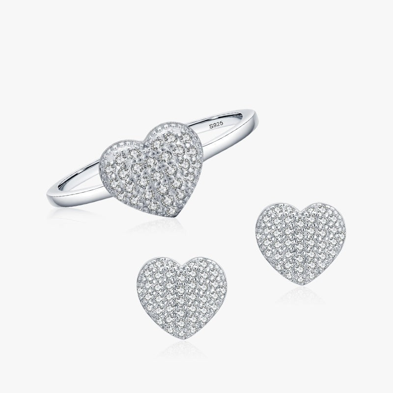 Romantic Heart Jewelry Set - RawaJewels